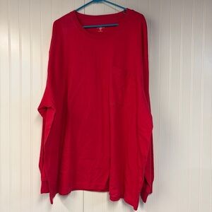 John Blair Men's Red Long Sleeve Shirt 3XL